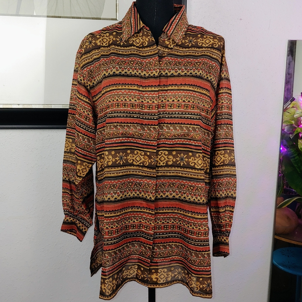 LIZSPORT Tunic Blouse, Size PS